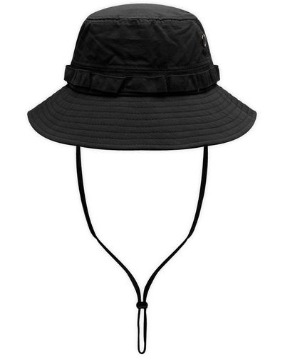 Uniform Bridge Nylon Mesh Jungle Hat - Black