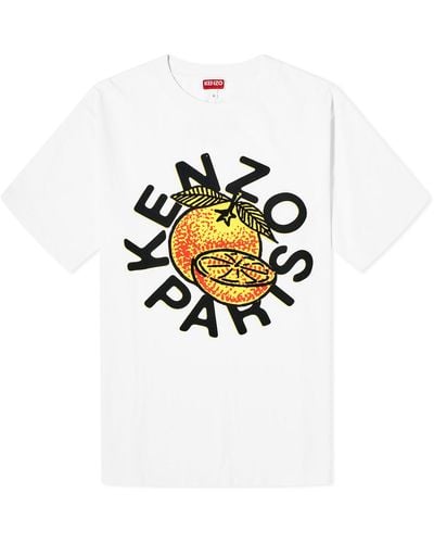 KENZO Big Orange T-shirt - White