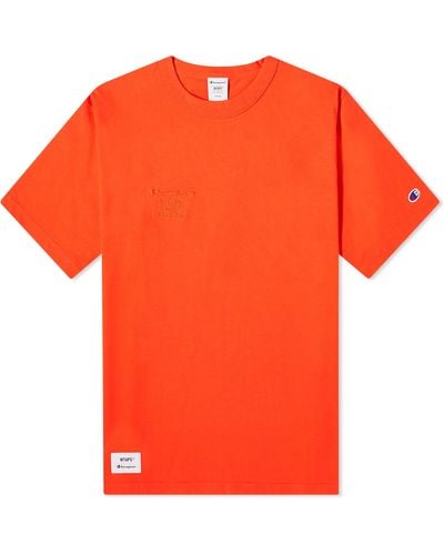 Champion X Wtaps T-Shirt - Orange