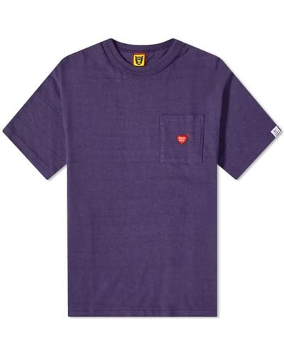 Human Made Tiger Pocket T-Shirt - Purple