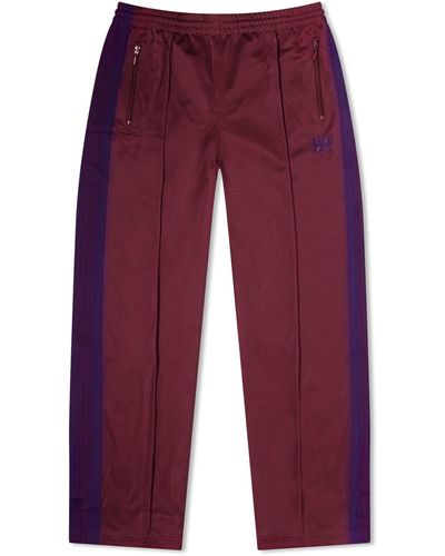 Needles Poly Smooth Track Pant - Red