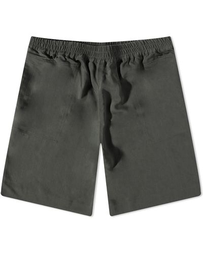 Studio Nicholson Helix Elasticated Waist Shorts - Grey