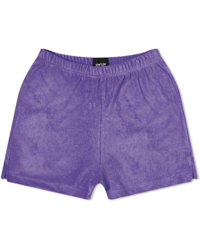 Howlin' Howlin' Velour Wonder Shorts - Purple