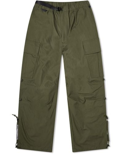 Poliquant Adjustable Length Cargo Trousers - Green