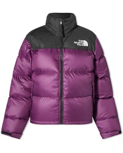 The North Face 1996 Retro Nuptse Jacket Black / Currant - Purple