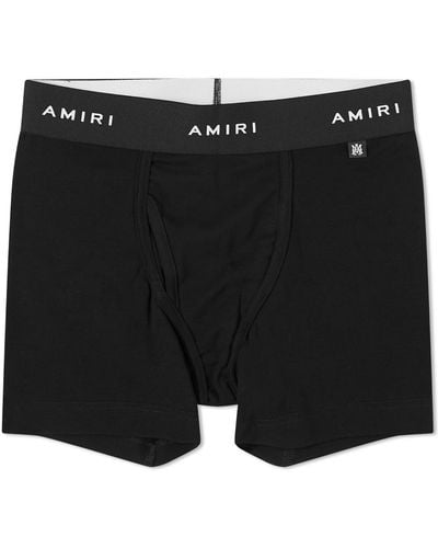 Amiri Label Boxer Shorts - Black