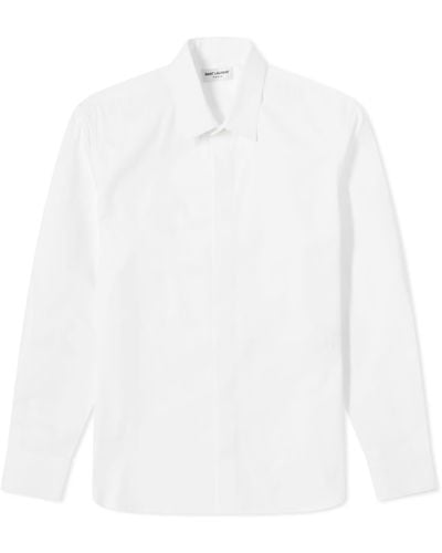 Saint Laurent Classic Poplin Shirt - White