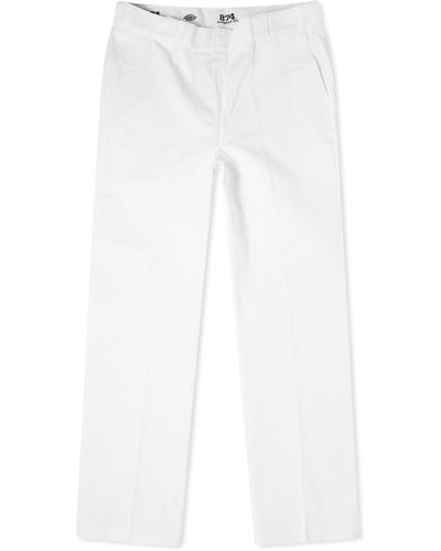 Dickies 874 Classic Straight Trousers - White