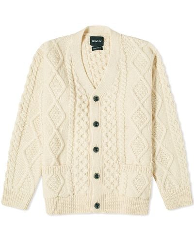 Howlin' Howlin' Blind Flowers Cable Cardigan - Natural