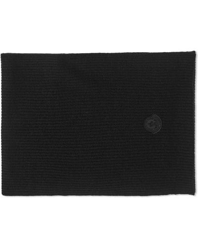Moncler Knitted Scarf - Black