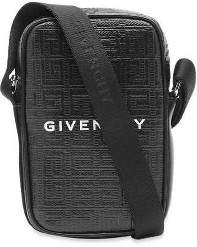 Givenchy Embossed Logo Small Vertical Bag - Black