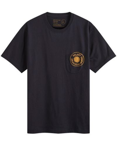 Universal Works Deluxe Pocket T-Shirt - Black