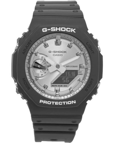 G-Shock Garish Ga-2100Sb-1Aer Watch - Gray