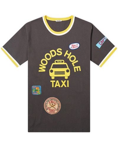 Bode Discount Taxi Patch T-Shirt - Grey
