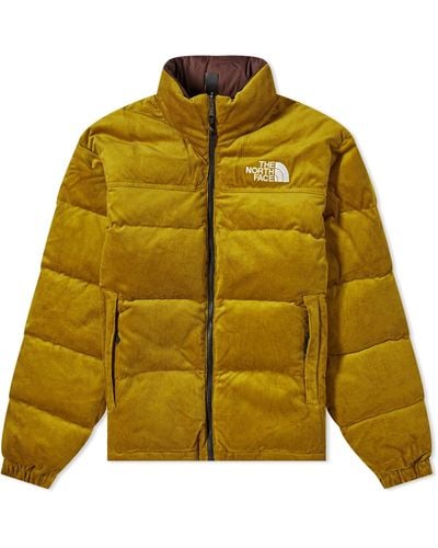 The North Face 92 Reversible Nuptse Jacket - Yellow