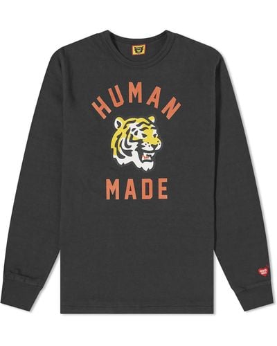 Human Made Tiger Long Sleeve T-shirt - Grey