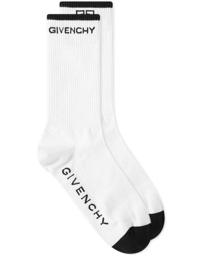 Givenchy 4G Logo Socks - White