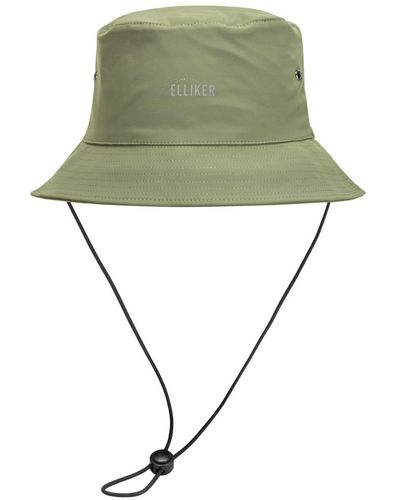 Elliker Burter Packable Tech Bucket Hat - Green