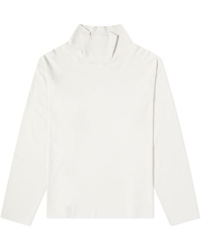 MHL by Margaret Howell High Neck T-Shirt - White