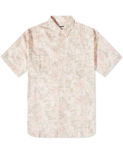 YMC Mitchum Short Sleeve Shirt - Natural