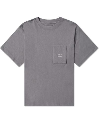 GOOPiMADE X Wildthings Graphic Pocket T-shirt - Gray
