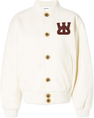 Wales Bonner Sorbonne 56 Varsity Jacket - White