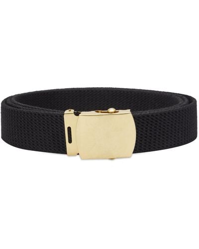 The Real McCoys The Real Mccoys Trouser Uniform Belt - Black