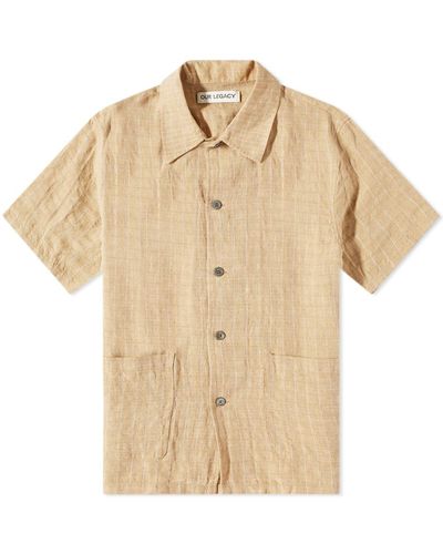 Our Legacy Elder Pocket Short Sleeve Shirt - Natural