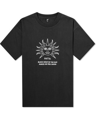 PATTA Black Gold Sun T-shirt