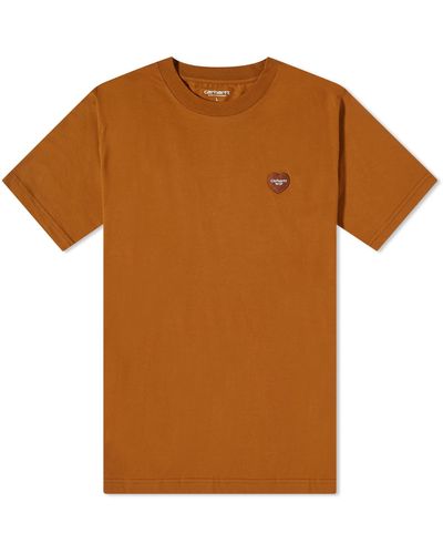Carhartt Heart Patch T-shirt - Brown