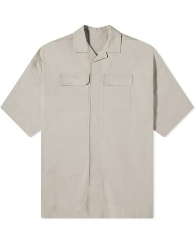 Rick Owens Magnum Tommy Heavy Cotton Outershirt - Gray