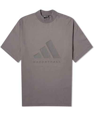 adidas Basketball T-Shirt - Grey