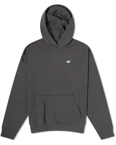 New Balance Athletics French Terry Oversized Hoodie - Gray