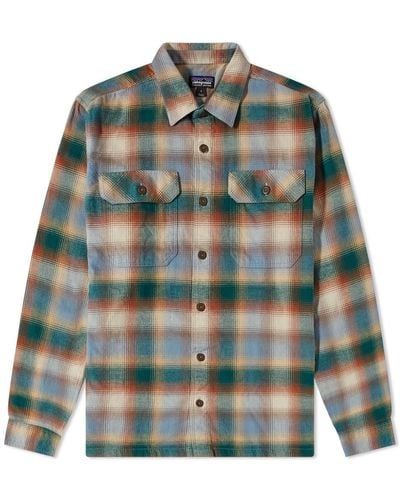 Patagonia Fjord Flannel Shirt - Green