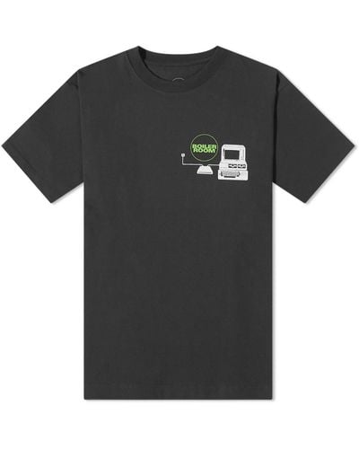 BOILER ROOM Internet Providor T-Shirt - Black