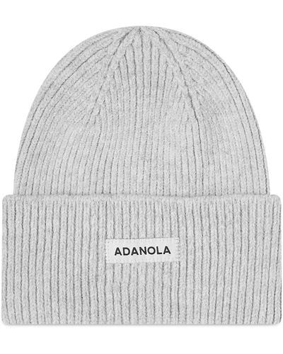 ADANOLA Knit Beanie - Grey