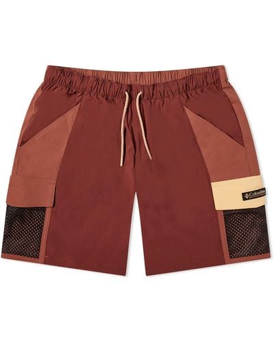 Columbia Painted Peak Shorts - Red