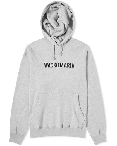 Wacko Maria Middleweight Logo Hoodie - Grey