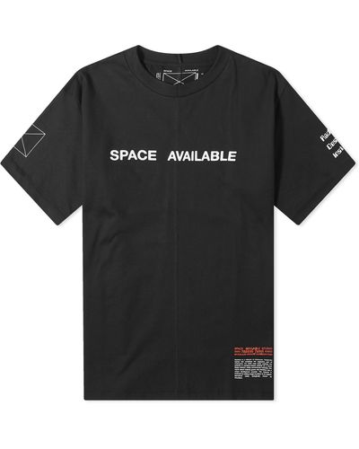 Space Available Sa Logo T-Shirt - Black