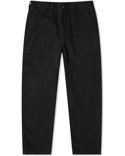 Engineered Garments Fatigue Pant Cotton Moleskin - Black