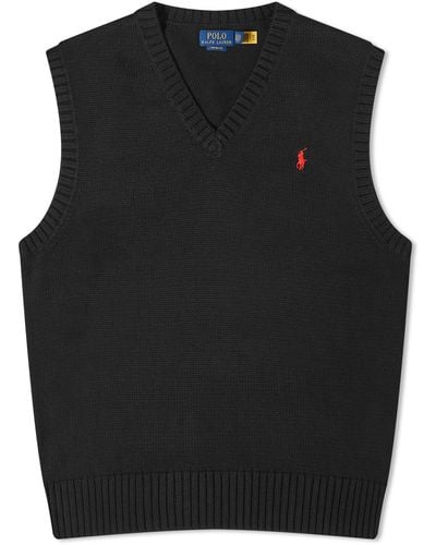 Polo Ralph Lauren Knit Vest - Black