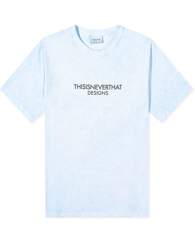 thisisneverthat Sprayed Fr-Logo T-Shirt - Blue