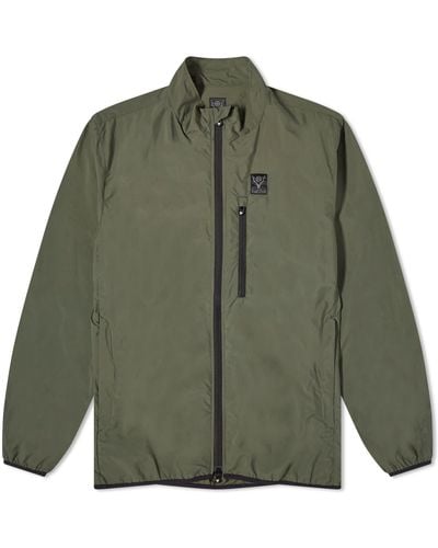 South2 West8 Packable Nylon Typewriter Jacket - Green