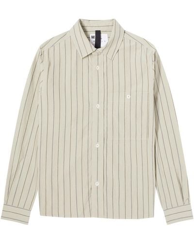 MHL by Margaret Howell Overall Stripe Overshirt - White