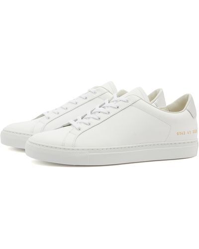 Common Projects By Common Projects Retro Classic Sneakers Sneakers - White