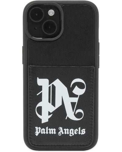 Palm Angels Monogram 15 Iphone Case - Black