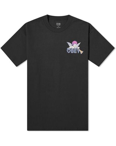 Obey Baby Angel T-Shirt - Black