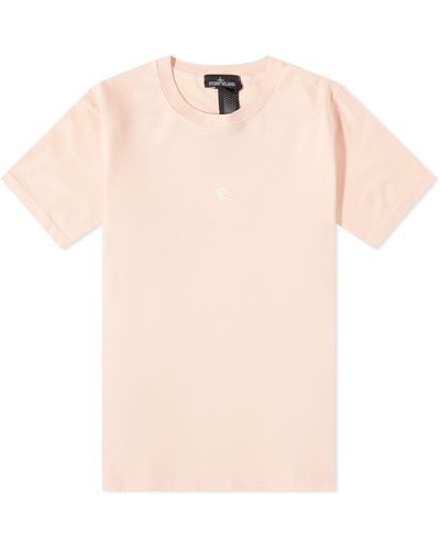 Stone Island Shadow Project Cotton Jersey T-Shirt - Pink