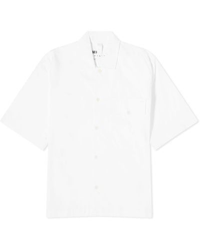 MHL by Margaret Howell Short Sleeve Flat Pocket Shirt - White