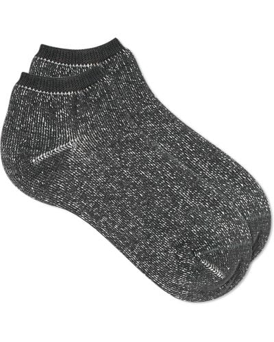 RoToTo Washi Pile Short Sock - Gray